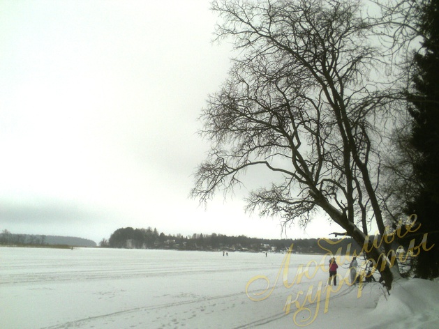 Пансионат «Сокол», озеро Селигер зимой  фото ЛК